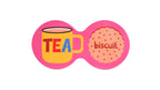 Tea and Biscuits Double Coaster