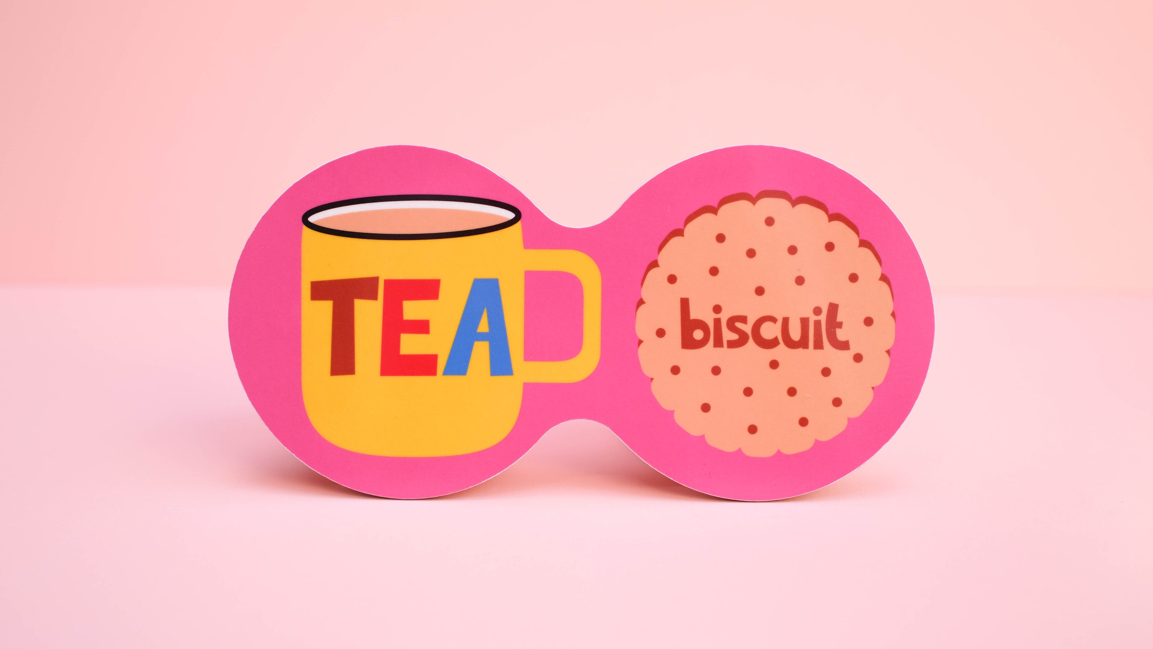 Tea and Biscuits Double Coaster
