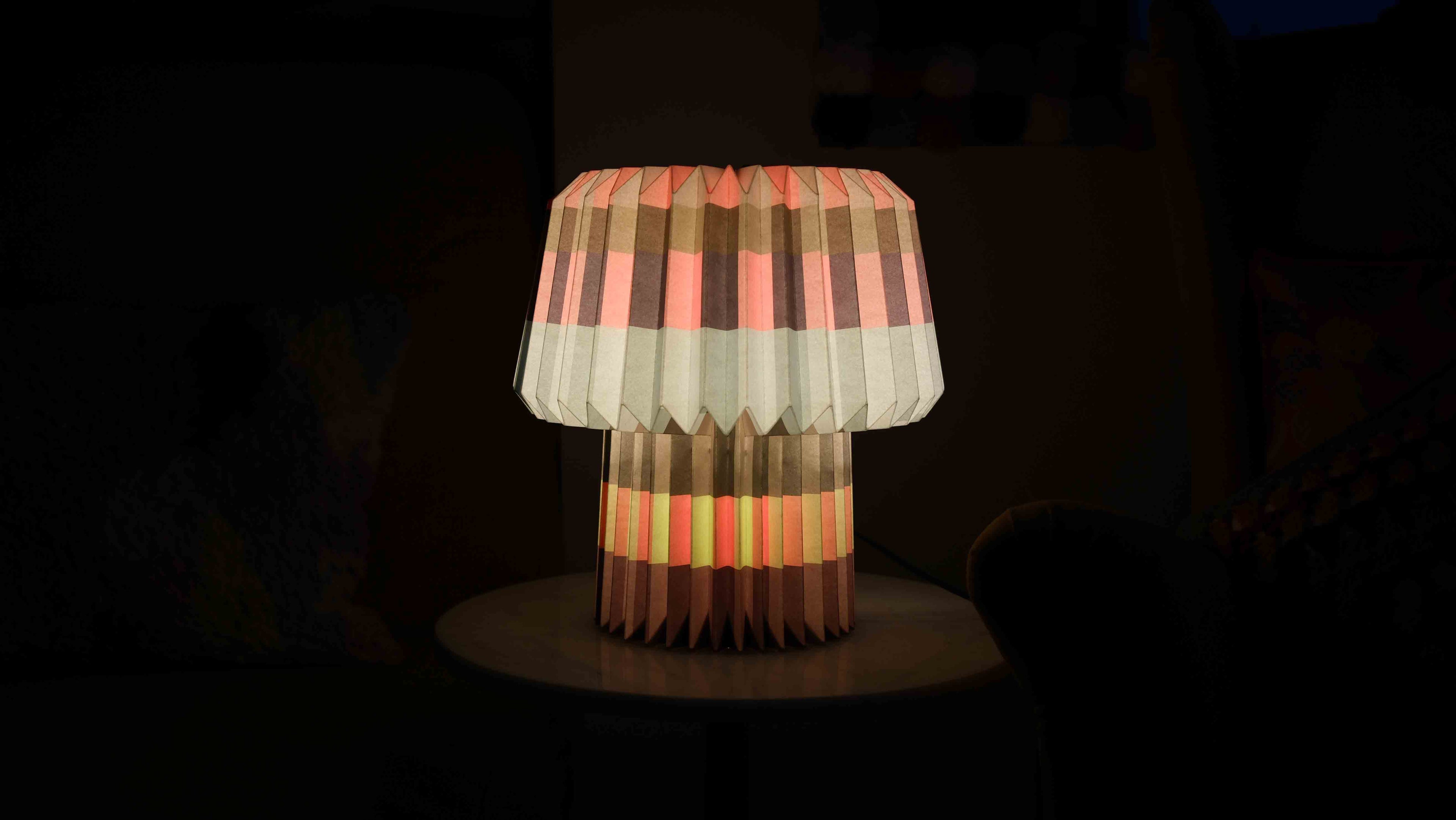 Remember Anna Blocks Paper Table Lamp – Colourful Retro Lighting