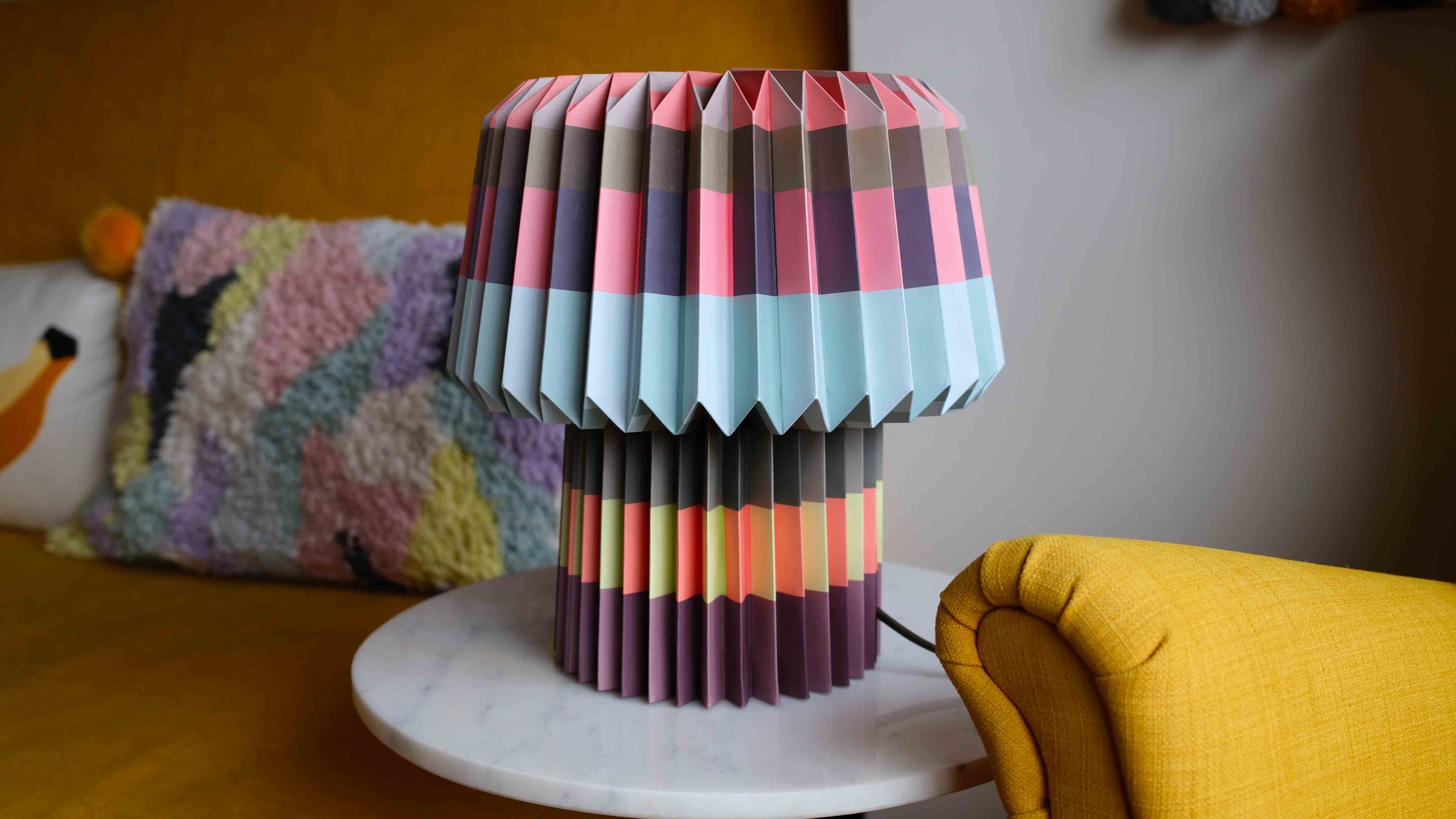 Remember Anna Blocks Paper Table Lamp – Colourful Retro Lighting