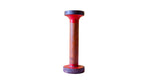 Vintage Wooden Bobbin with Red Painted Ends – Rustic Industrial Decor