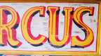 Circus Wooden Sign – Hand-Painted Vintage Fairground Wall Sign