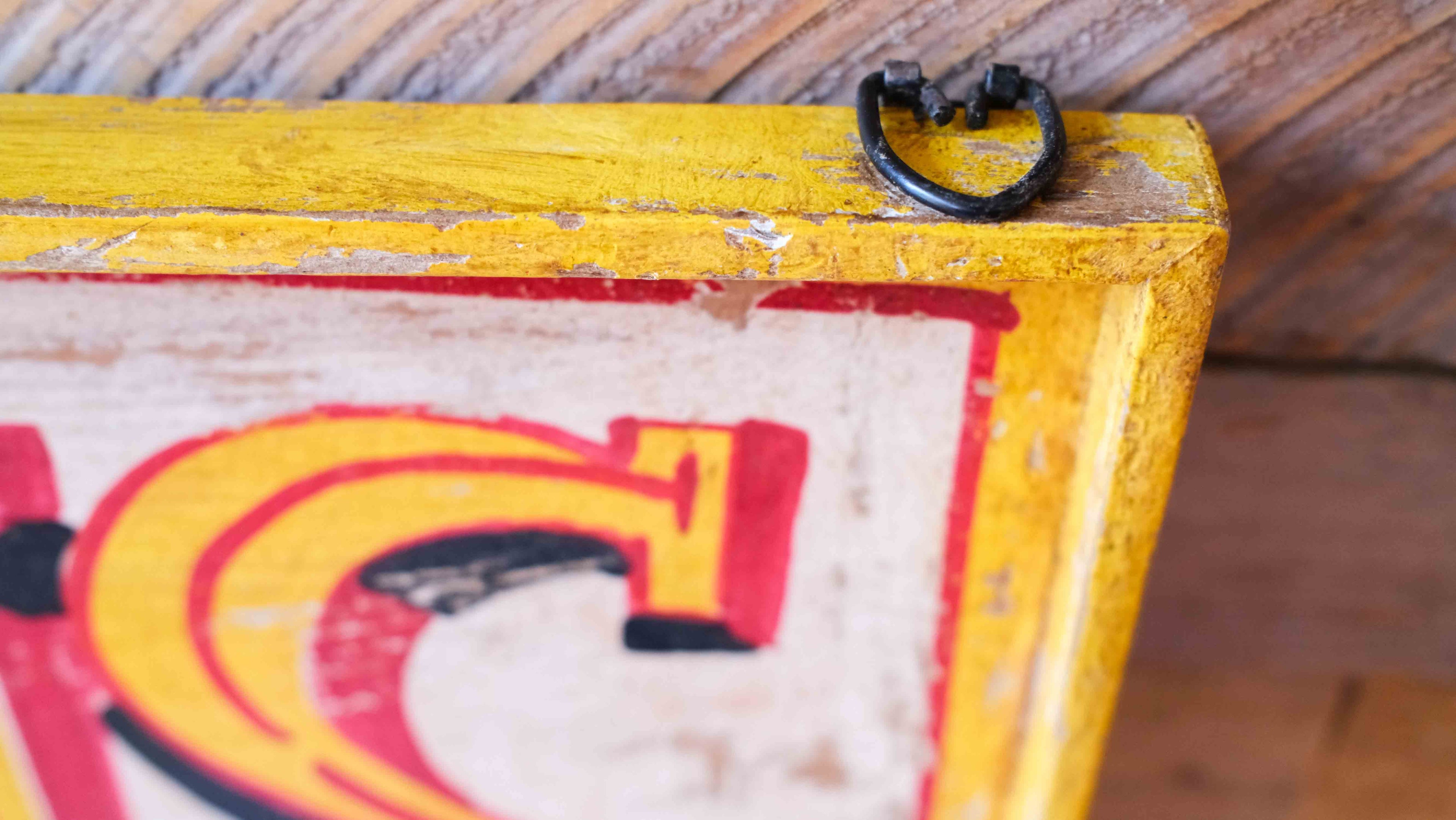 Circus Wooden Sign – Hand-Painted Vintage Fairground Wall Sign