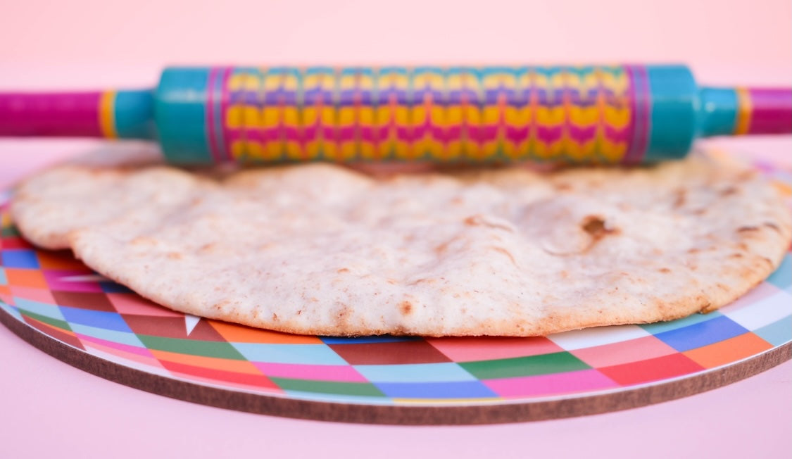 Colourful Handmade Chapati Rolling Pin