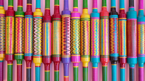 Colourful Chapati Rolling Pin