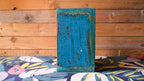 Indian Dark Blue Arched Wooden Box – Handcrafted Distressed Boho Wall Decor