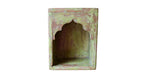 Indian Green Arched Wooden Shelf