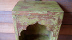 Indian Green Arched Wooden Shelf