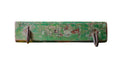 Green vintage coat hooks