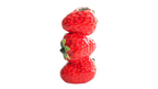 strawberry stacked stem vase