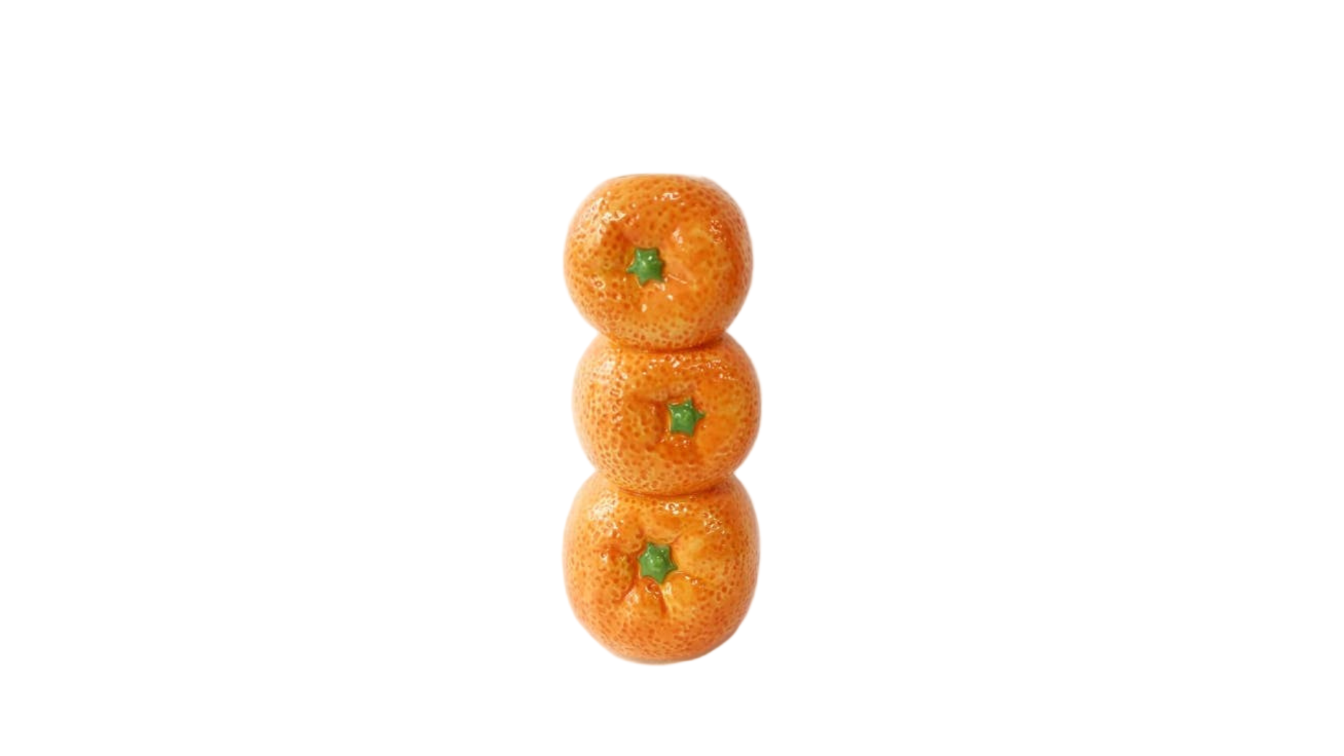 Orange stem vase