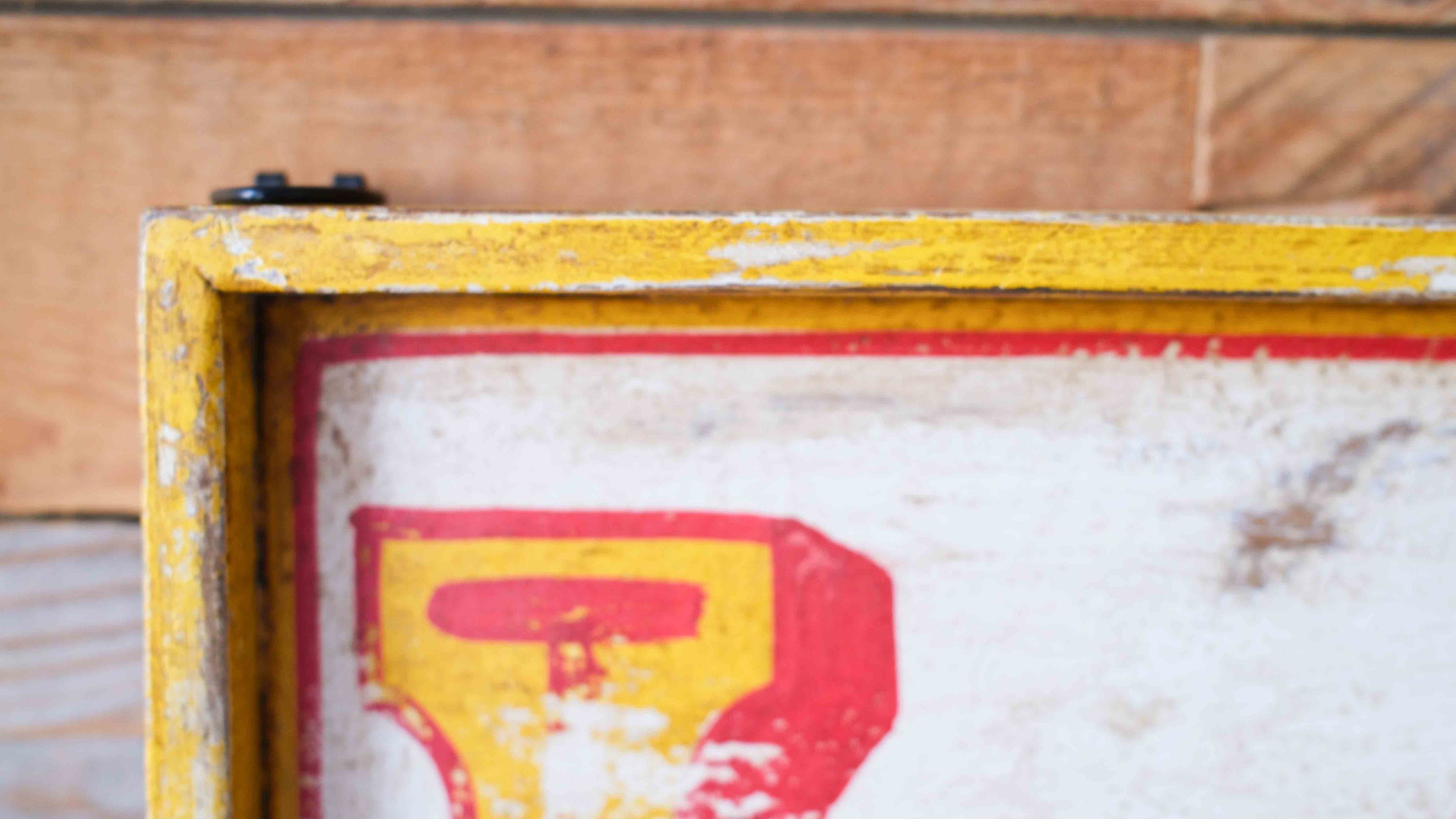 LOVE Wooden Sign | Vintage Hand Painted Fairground Wall Decor