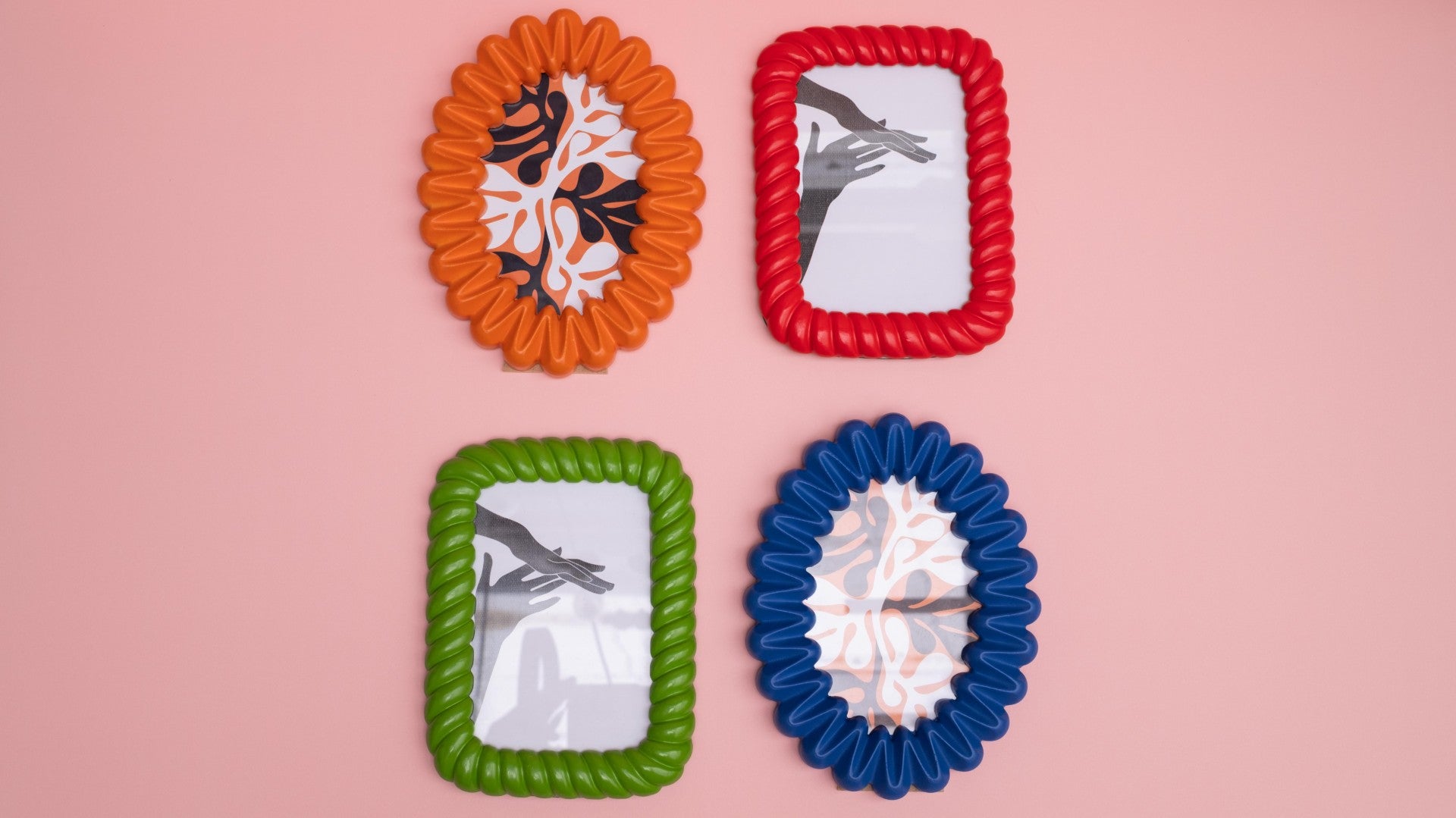 Green Twist-Layered 6x4 Photo Frame