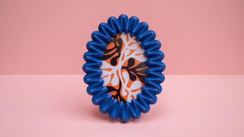 Blue Oval Wave 6x4 Photo Frame