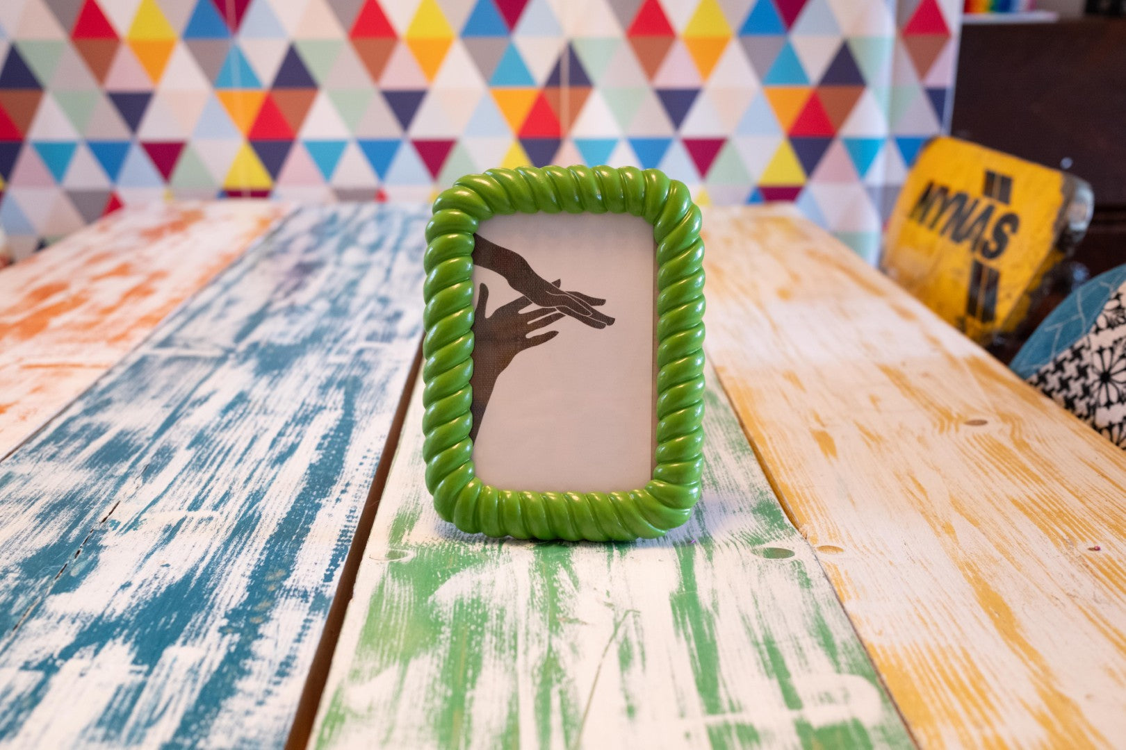 Green Twist-Layered 6x4 Photo Frame