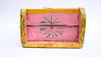 Pink vintage floral hand painted indian brick moulds