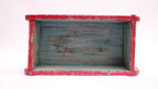 Indian Wooden Brick Mould with Floral Design – Decorative Storage
