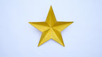 Bright Yellow Metal Barn Star