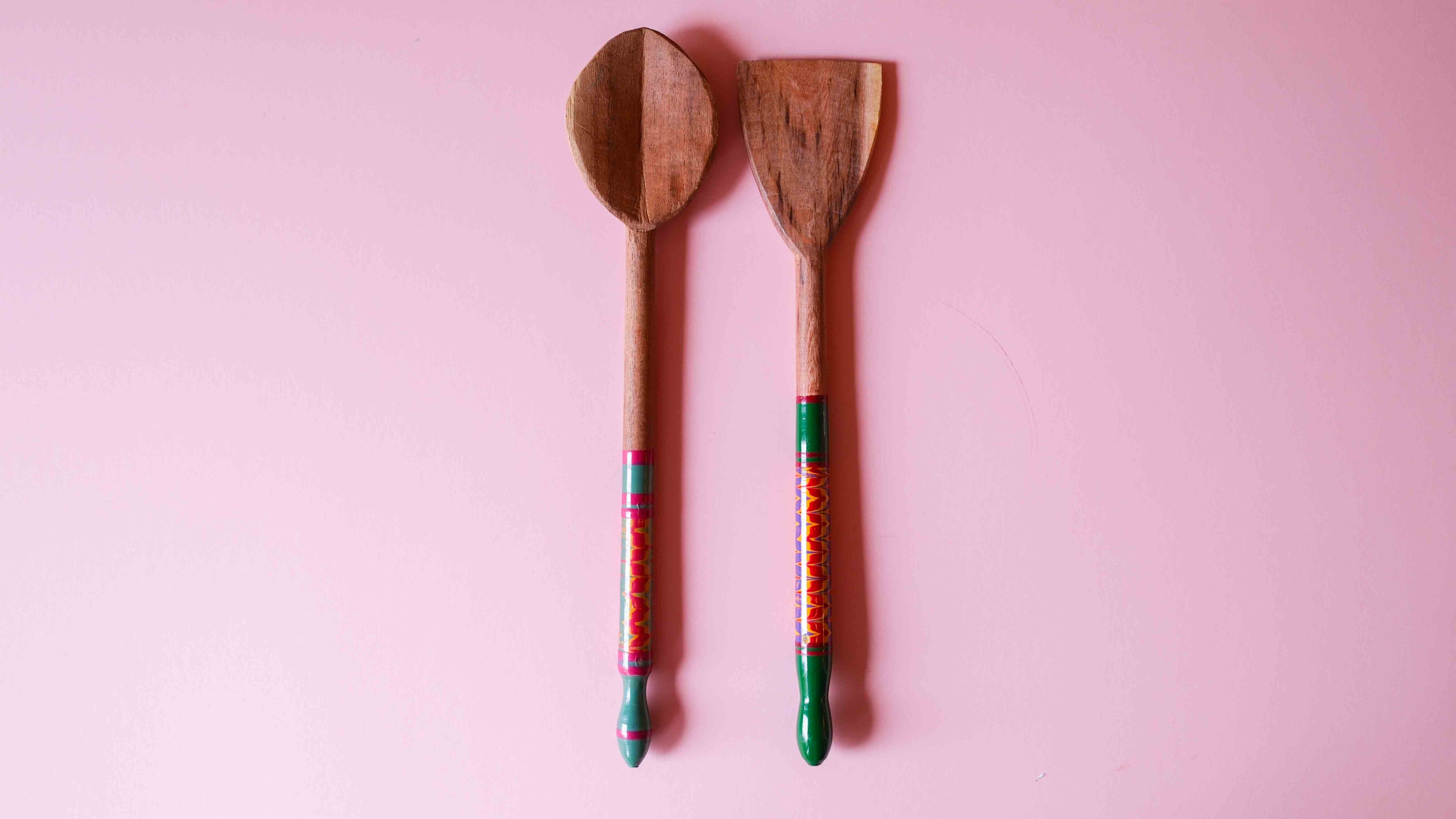 Wooden Spoon & Spatula Set