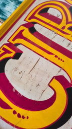 Hand-Painted “CIRCUS” Sign