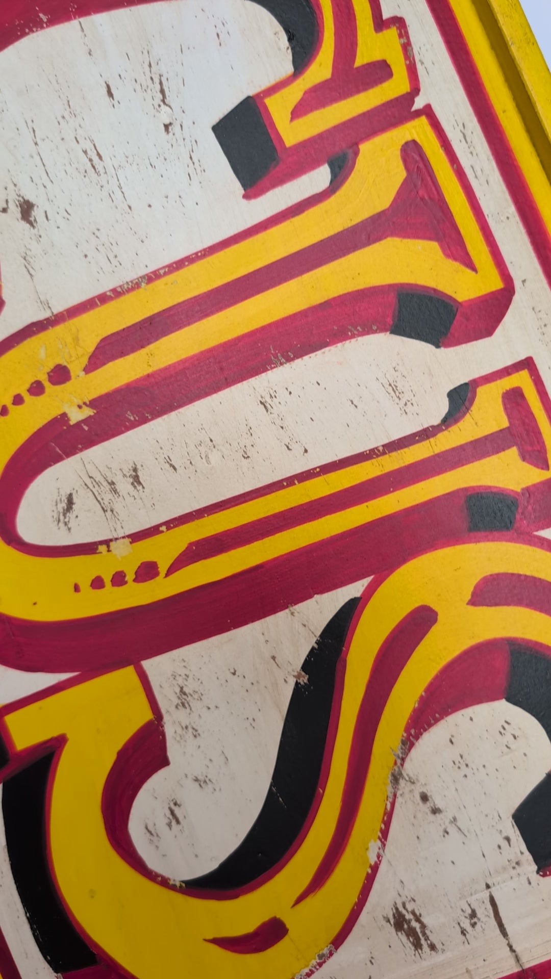 Hand-Painted “CIRCUS” Sign