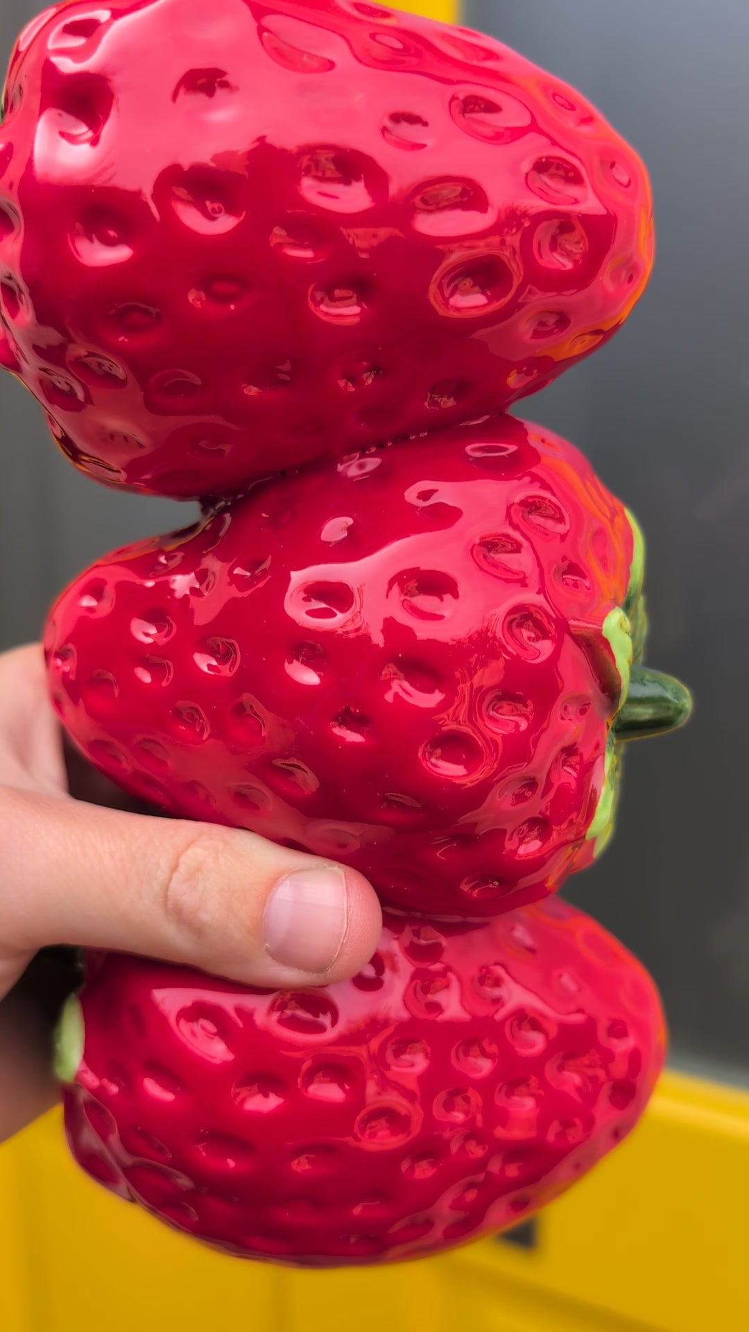 Strawberry Stem Vase