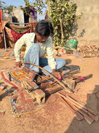 Colourful Handmade Chapati Rolling Pin